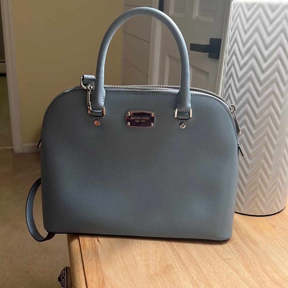Authentic Michael Kors powder blue crossbody bag